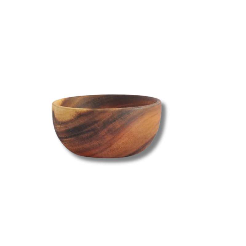 Lightweight wooden bowl set for everyday kitchen use
