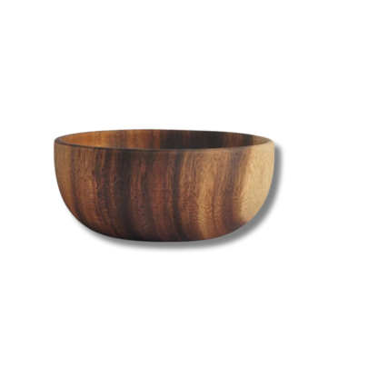 850ml acacia wooden bowl for serving fruits
