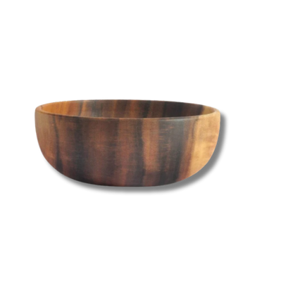 1000ml wooden bowl set piece with smooth finish