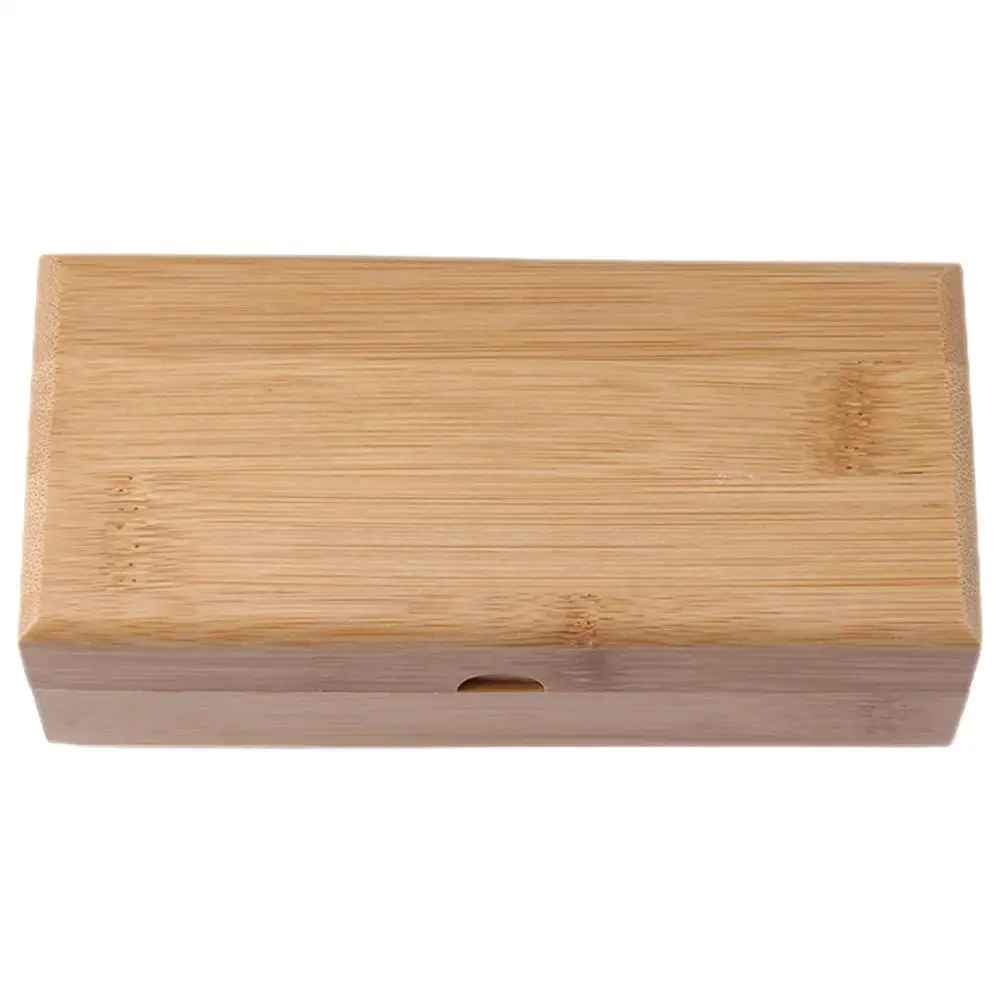 Lightweight wooden glasses holder for sunglasses and eyeglasses