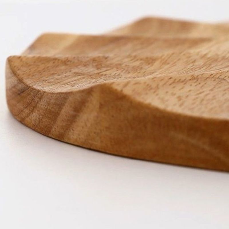 Creative 12-inch wooden wall clock for living room or office